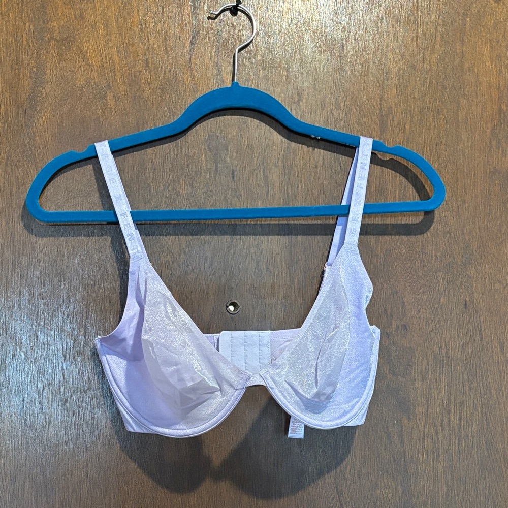 NWOT Savage X Fenty Light Purple Mesh Bra Size 34DDD